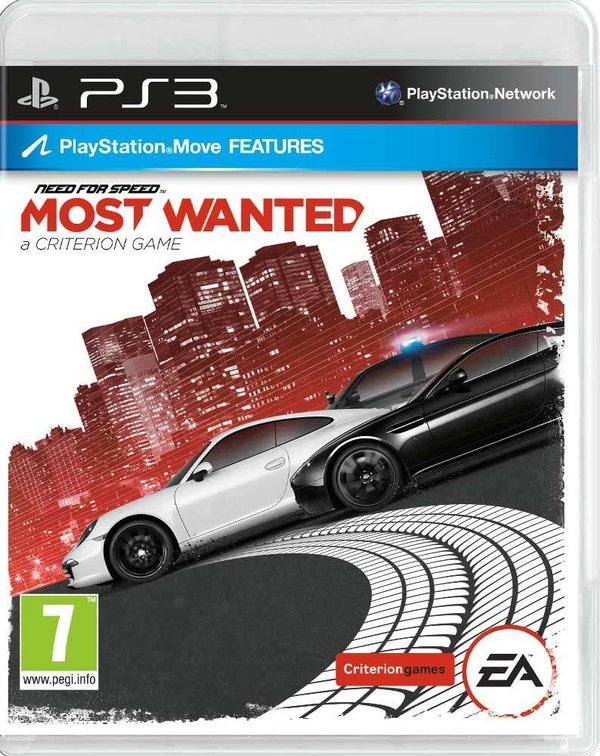 Need for Speed Most Wanted PS3 (käytetty) CiB