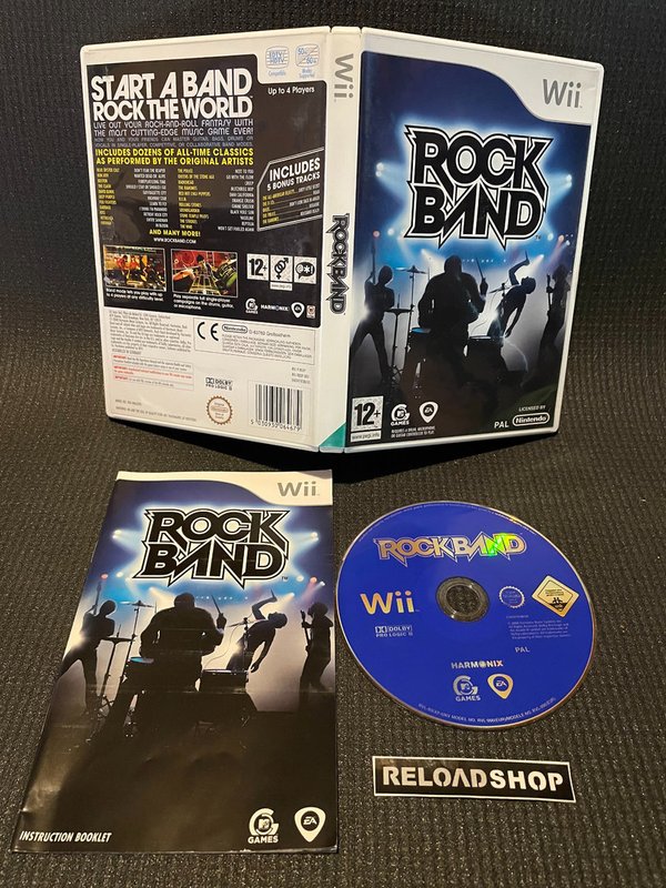 RockBand Wii (käytetty) CiB