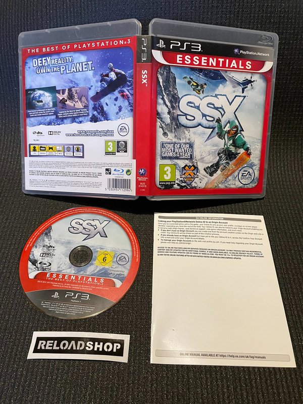 SSX Essentials PS3 (käytetty) CiB