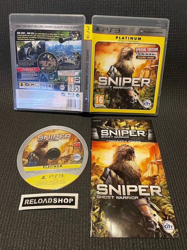 Sniper Ghost Warrior  Platinum Special Edition PS3 (käytetty) CiB