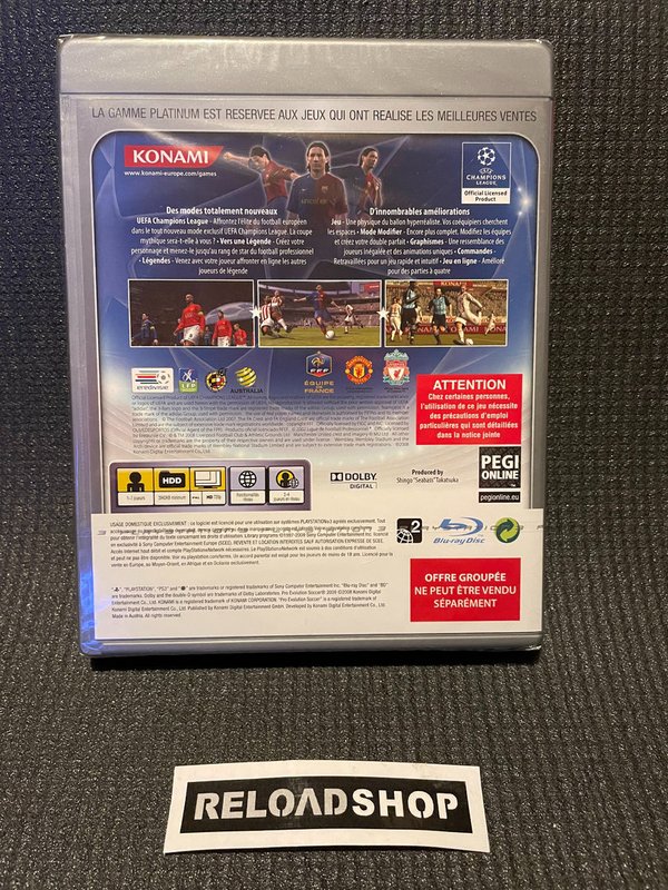 Pro Evolution Soccer 2009 Platinum PS3 UUSI