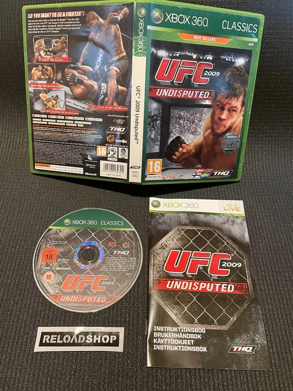 UFC 2009 Undisputed - Classics Edition - Nordic Xbox 360 (käytetty) CiB
