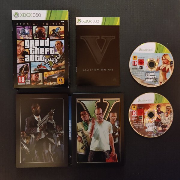 Grand Theft Auto V Special Edition Xbox 360 (käytetty) CiB