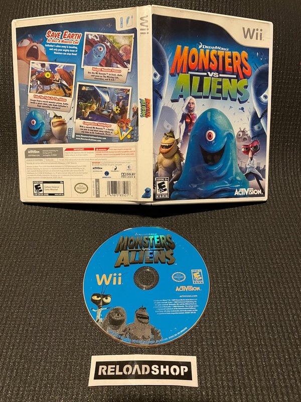 Monsters vs Aliens  Wii (käytetty) - US