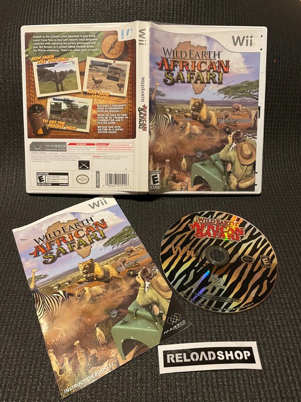 Wild Earth African Safari Wii (käytetty) - US
