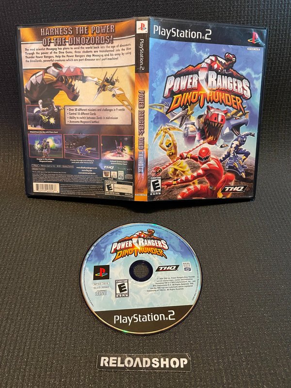 Power Rangers Dino Thunder PS2 (käytetty) - US