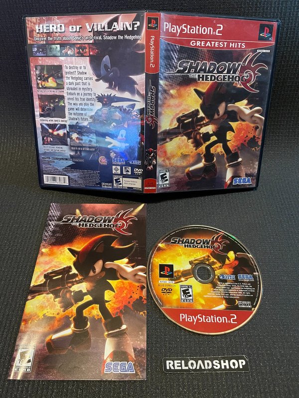 Shadow the Hedgehog - Great hits PS2 (käytetty) US