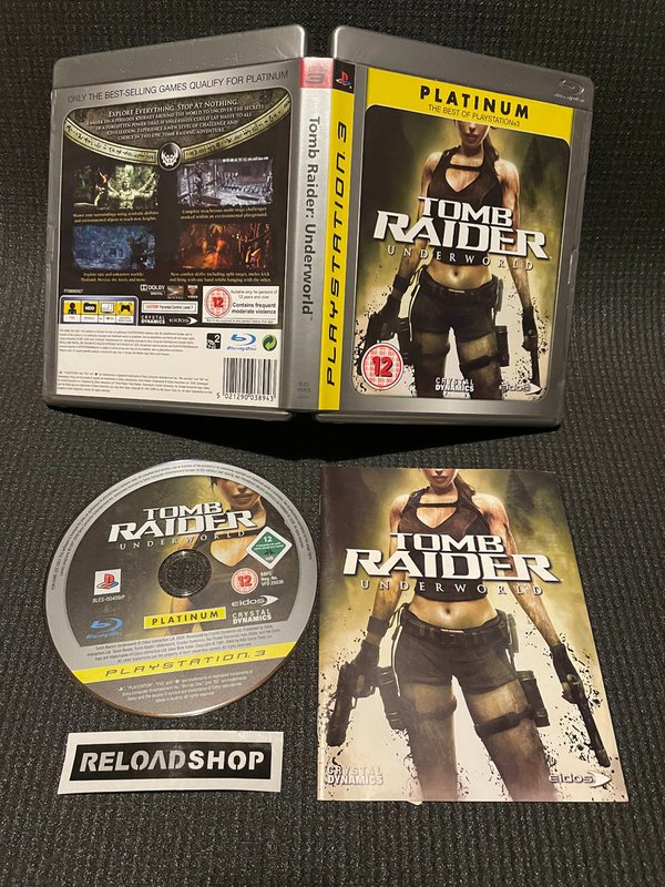 Tomb Raider Underworld Platinum PS3 (käytetty) CiB