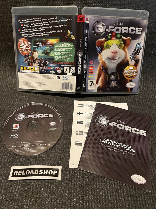 Disney G-Force - Nordic PS3 (käytetty) CiB