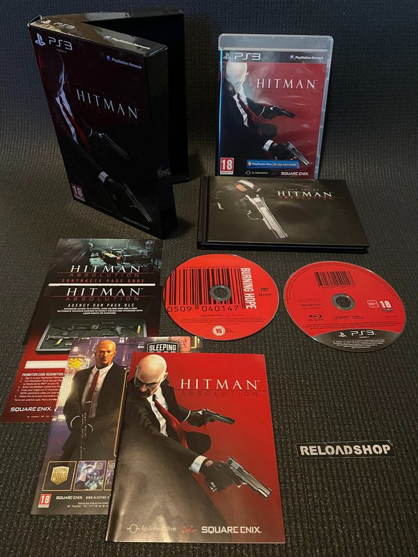 Hitman Absolution Professional Edition + ArtBook PS3 (käytetty) CiB