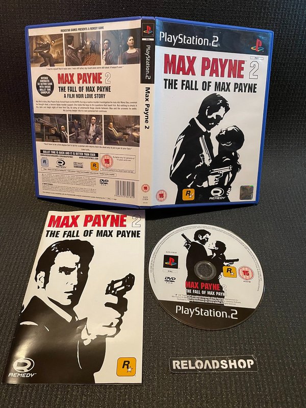 Max Payne 2 The Fall of Max Payne PS2 (käytetty) CiB