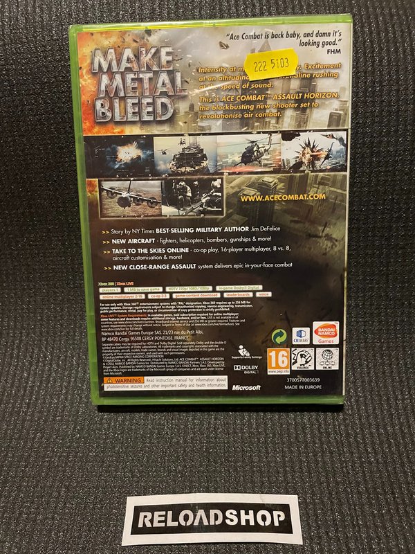 Ace Combat Assault Horizon Xbox 360 UUSI