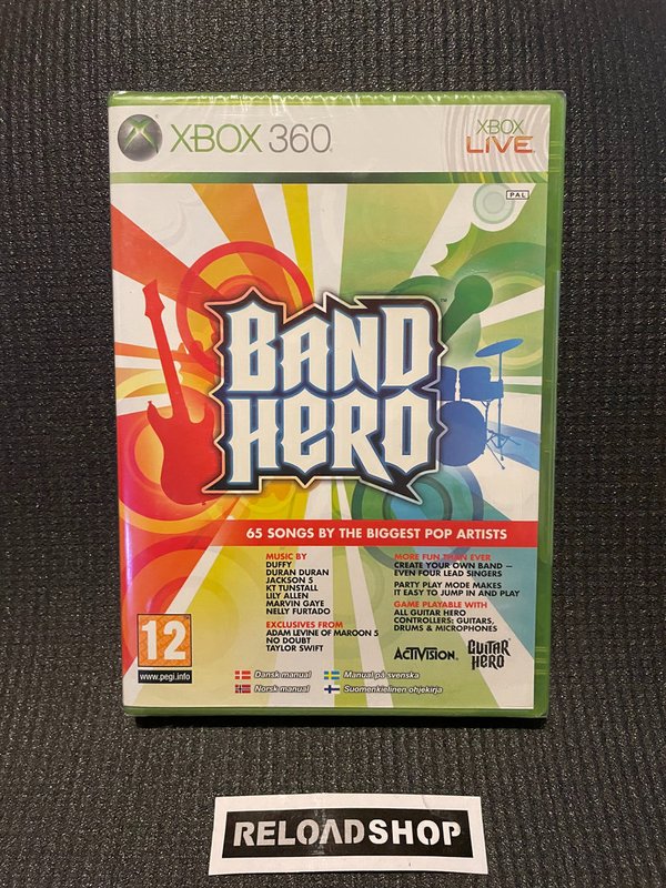 Band Hero Xbox 360 - UUSI