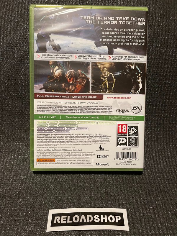 Dead Space 3 Xbox 360 - UUSI