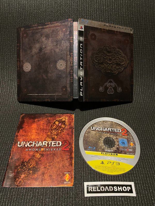 Uncharted 2 Among Thieves Platinum Steelbook Edition PS3 (käytetty) CiB