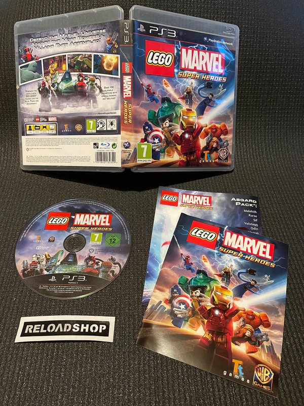 LEGO Marvel Super Heroes PS3 (käytetty) CiB