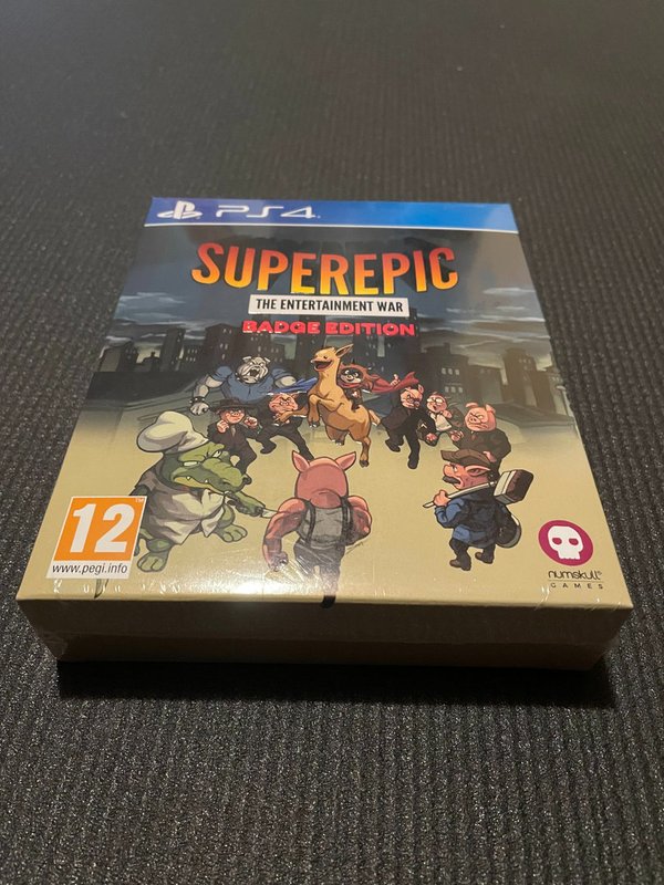 SuperEpic The Entertainment War Collector's Edition PS4 - UUSI