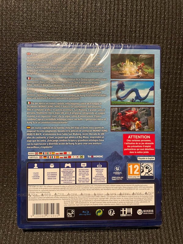 Monkey King Hero is Back PS4  - UUSI