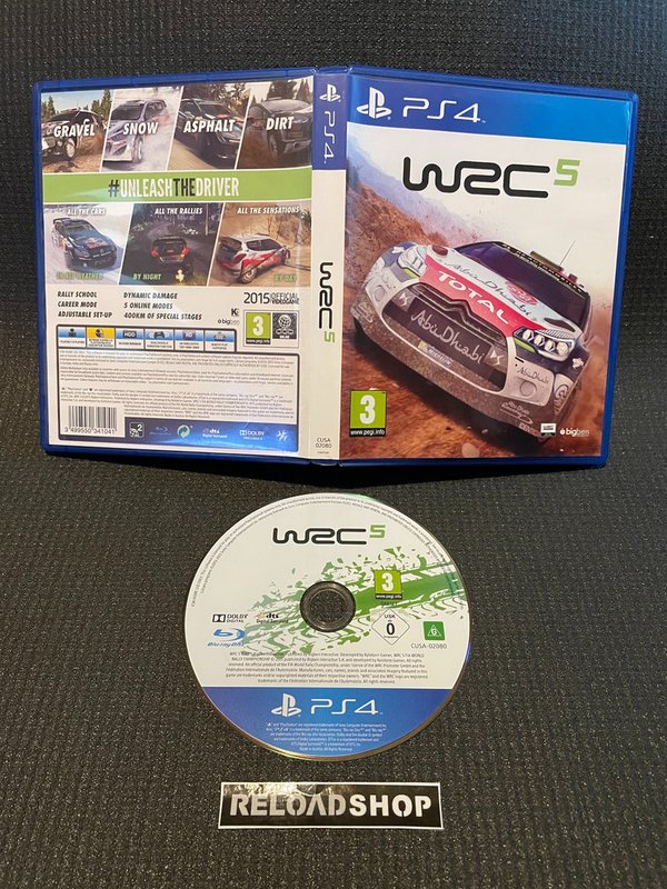 WRC 5 World Rally Championship PS4 (käytetty)