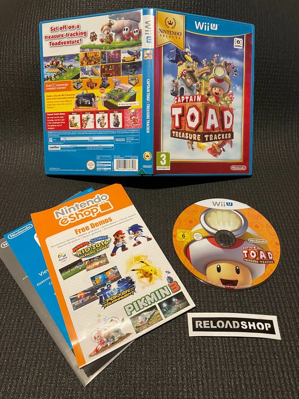 Captain Toad -Treasure Tracker Selects Wii U (käytetty)