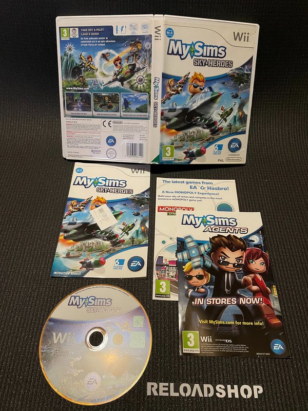 My Sims Sky Heroes Wii (käytetty) CiB