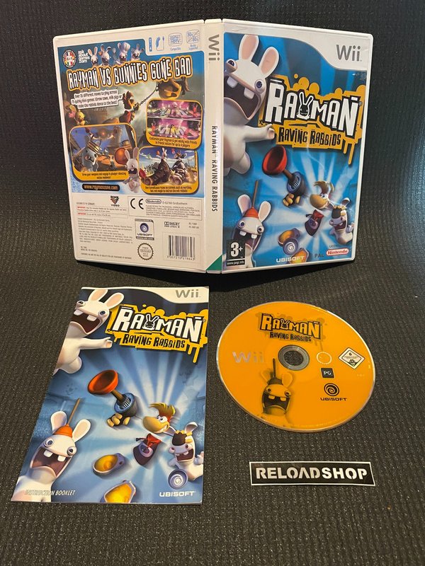 Rayman Raving Rabbids Wii (käytetty) CiB