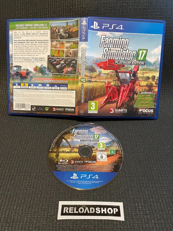Farming Simulator 17 Platinum Edition PS4 (käytetty)