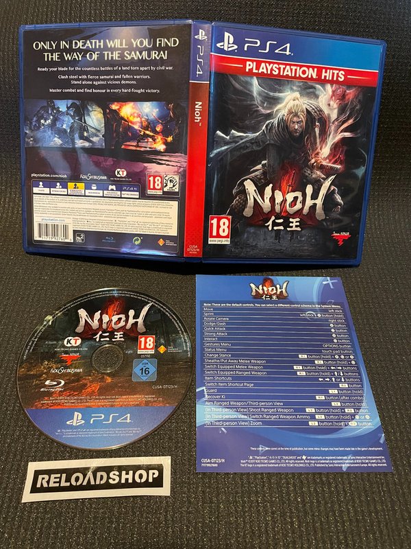NIOH PlayStation Hits PS4 (käytetty) CIB