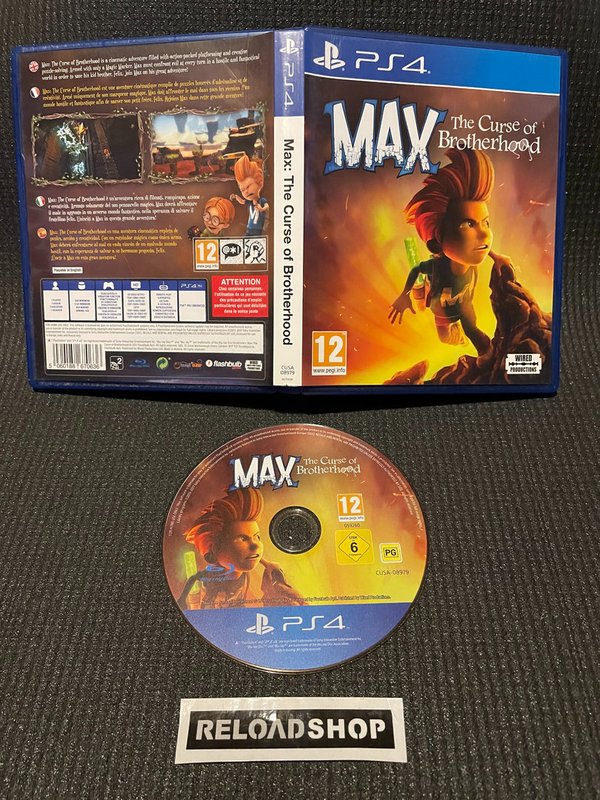 Max The Curse of Brotherhood PS4 (käytetty)