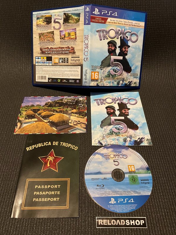 Tropico 5 Limited Special Edition PS4 (käytetty) CIB
