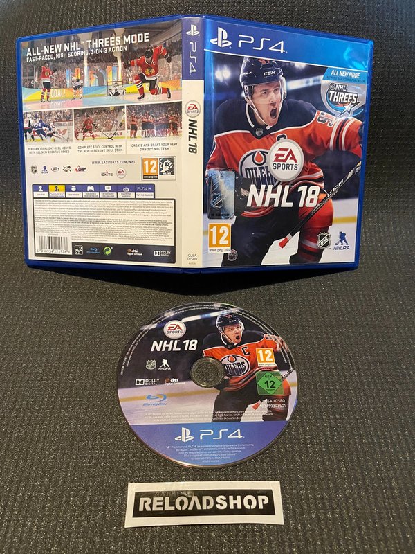 NHL 18 PS4 (käytetty)