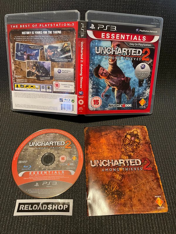 Uncharted 2 Among Thieves Essentials PS3 (käytetty) CiB