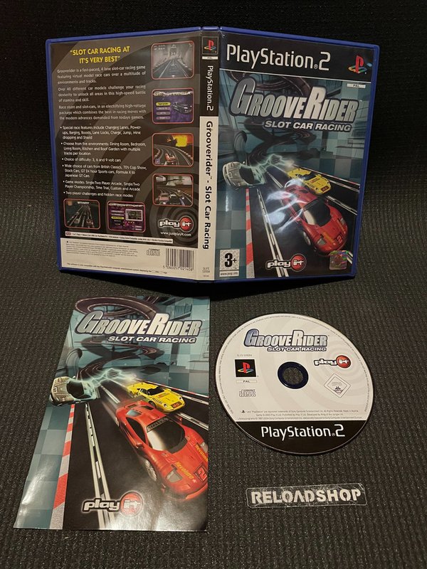Grooverider Slot Car Racing PS2 (käytetty) CiB