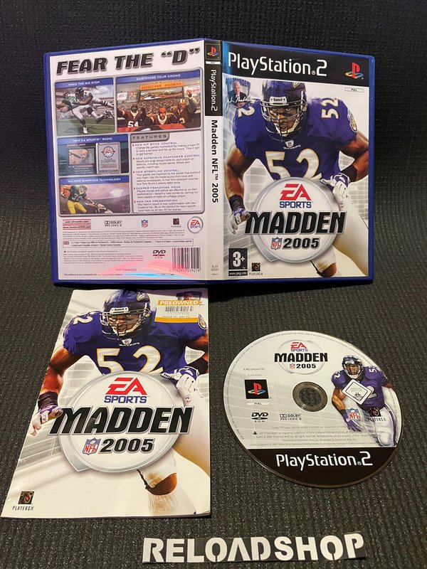 Madden NFL 2005 PS2 (käytetty) CiB