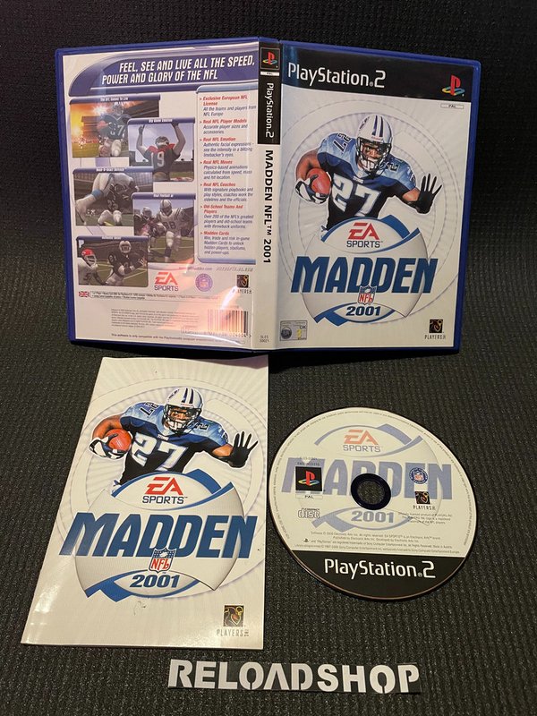 Madden NFL 2001 PS2 (käytetty) CiB