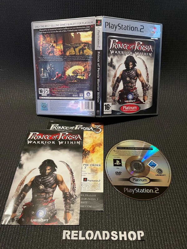 Prince of Persia Warrior Within Platinum PS2 (käytetty) CiB