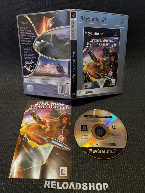 Star Wars Starfighter Platinum PS2 (käytetty) CiB
