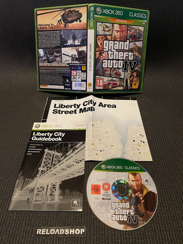 Grand Theft Auto IV Classics Xbox 360 (käytetty) CiB