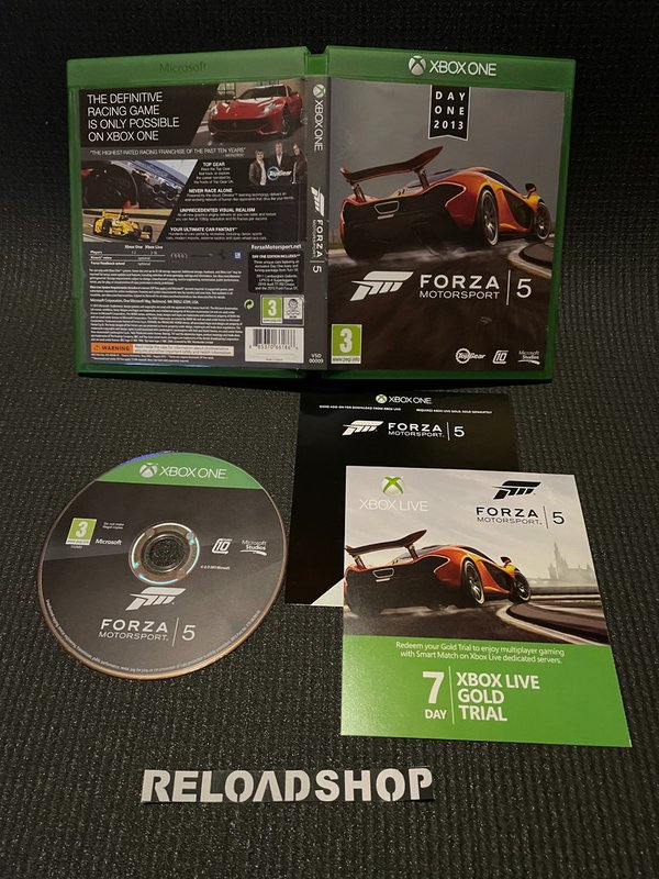 Forza Motorsport 5 - Day One Edition Xbox One (käytetty) CIB