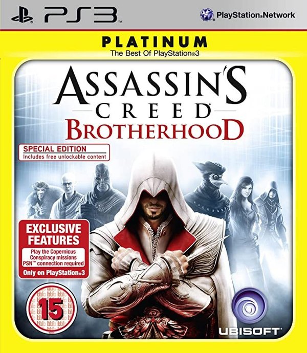 Assassin's Creed Brotherhood  Platinum PS3 (käytetty) CiB