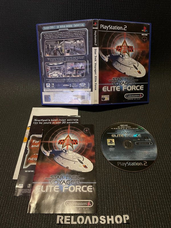 Star Trek Voyager Elite Force PS2 (käytetty) CiB