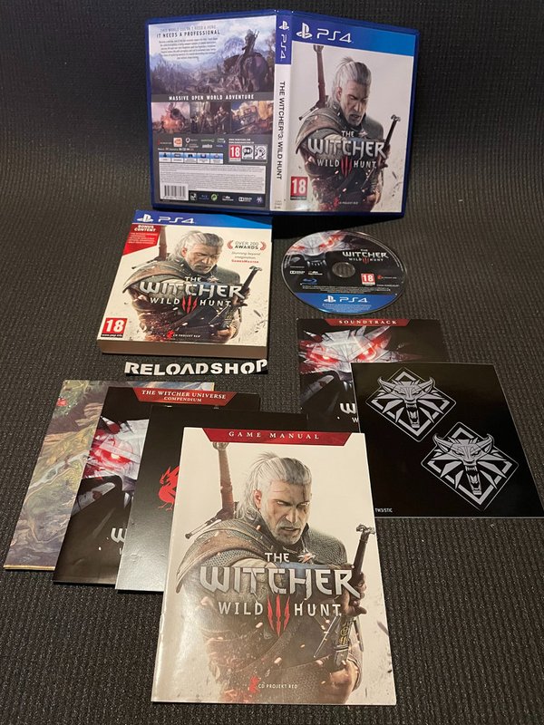 The Witcher 3 Wild - Hunt -Day 1 Edition PS4 (käytetty)