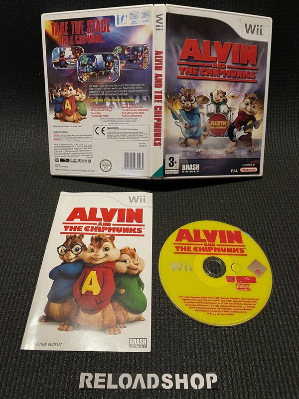 Alvin and the Chipmunks Wii (käytetty) CiB