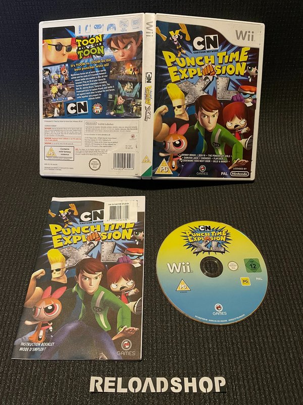 Cartoon Network Punchtime Explosion XL Wii (käytetty) CiB