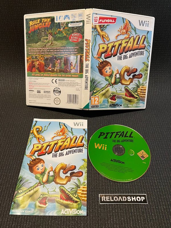 Pitfall The Big Adventure Wii (käytetty) CiB