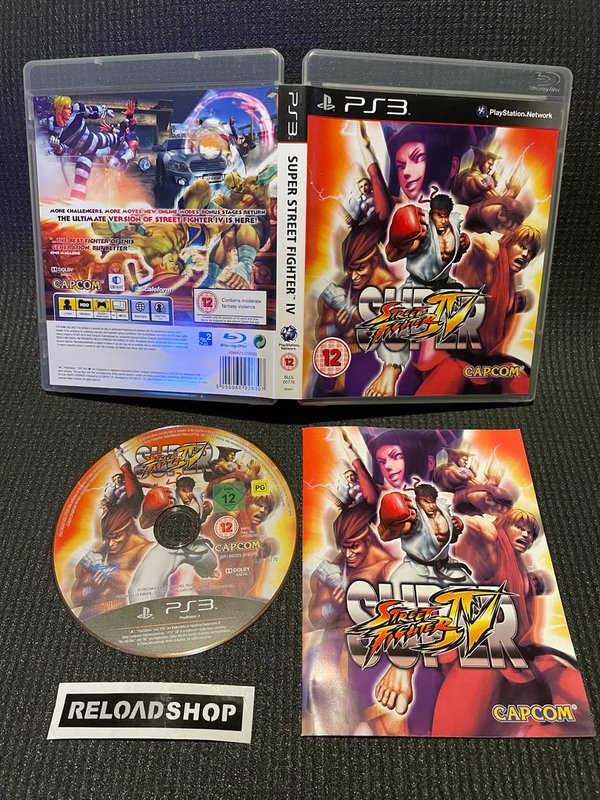 Super Street Fighter IV PS3 (käytetty) CiB