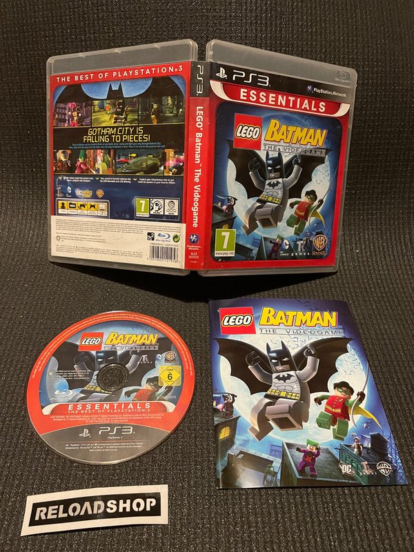 LEGO Batman The Videogame Essentials PS3 (käytetty) CiB