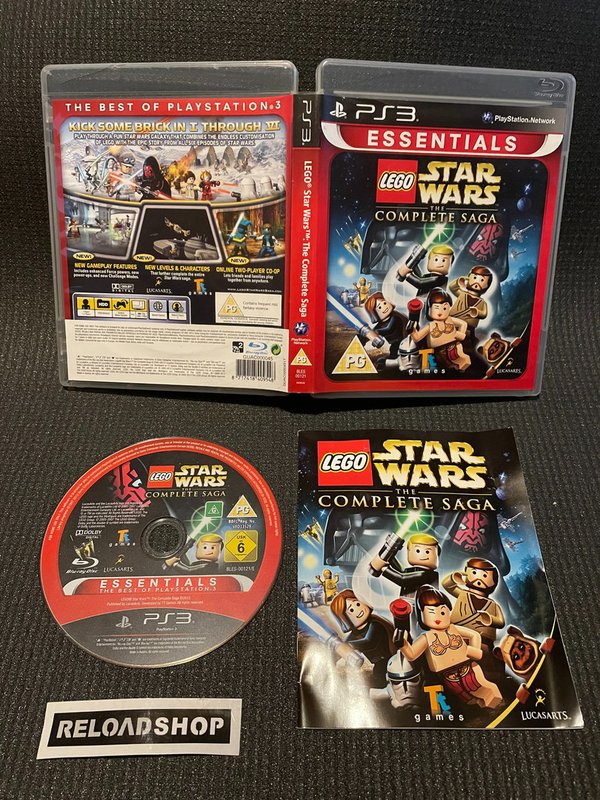 Lego Star Wars The Complete Saga Essentials PS3 (käytetty) CiB