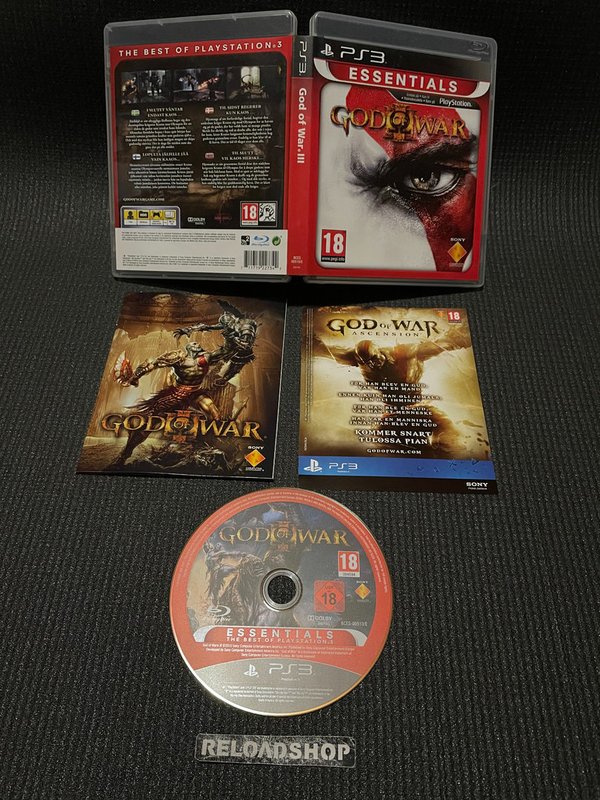 God of War III Essentials - Nordic PS3 (käytetty) CiB