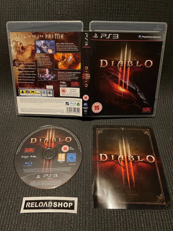 Diablo III PS3 (käytetty) CiB